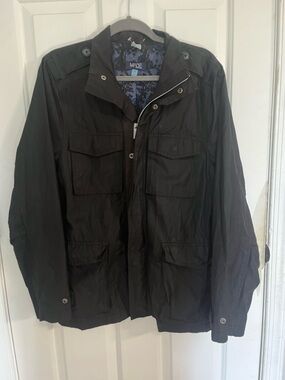 NWOT Made by Cam Newton Black Men's Field Jacket with Utility Pockets